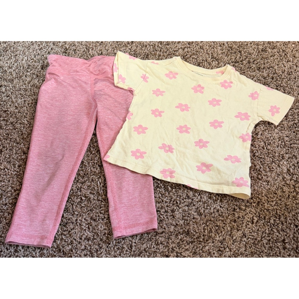 Old Navy-Ideology Short Sleeve T-Shirt & Athletic Pants 3t
